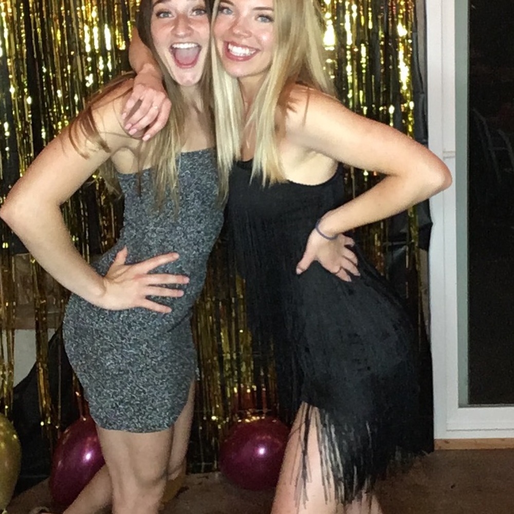 Flapper Girl Fringe Dress